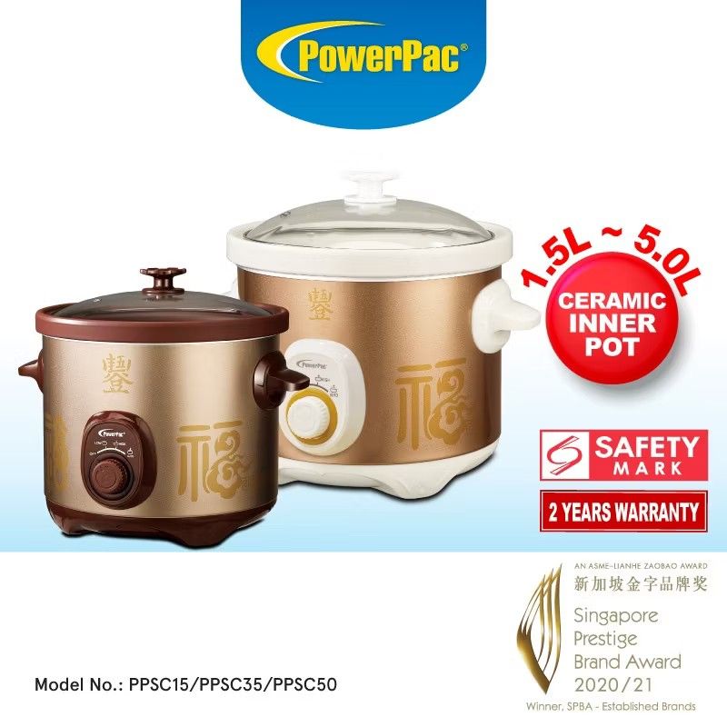 Power Pac 5L Slow Cooker TV Home Appliances Kitchen Appliances Cookers on Carousell