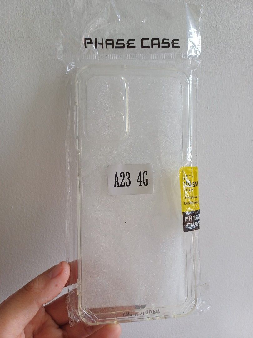 [Protective Case] Samsung A23 (Category: Cases & Sleeves) located in Marikina City. Submitted by uniqnax (Listing ID 1330895841, Image 1). Description: * brand new, never used * clear case for Samsung A23 RFS: wrong case.