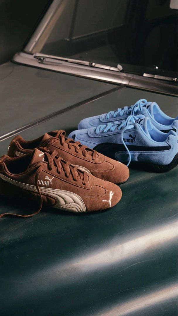 Puma Speedcat Archive Sneakers Coffee Ivory, 女裝, 鞋, 波鞋- Carousell