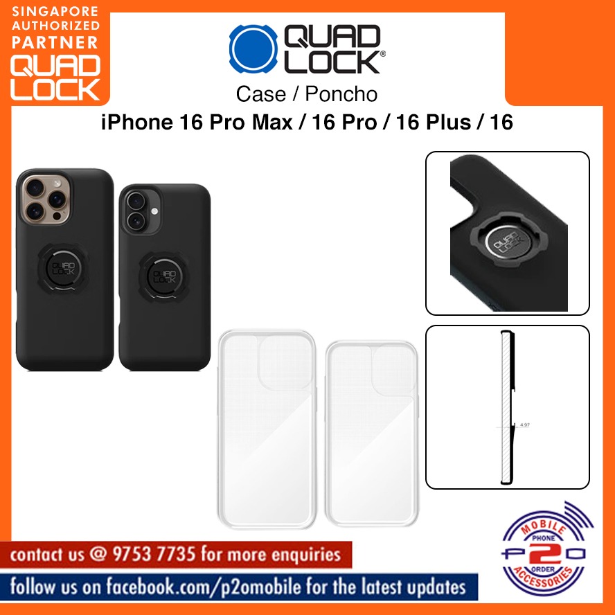 [Standard] Quad Lock Standard Case for iPhone 16 Pro Max / 16 Pro / 16 ...
