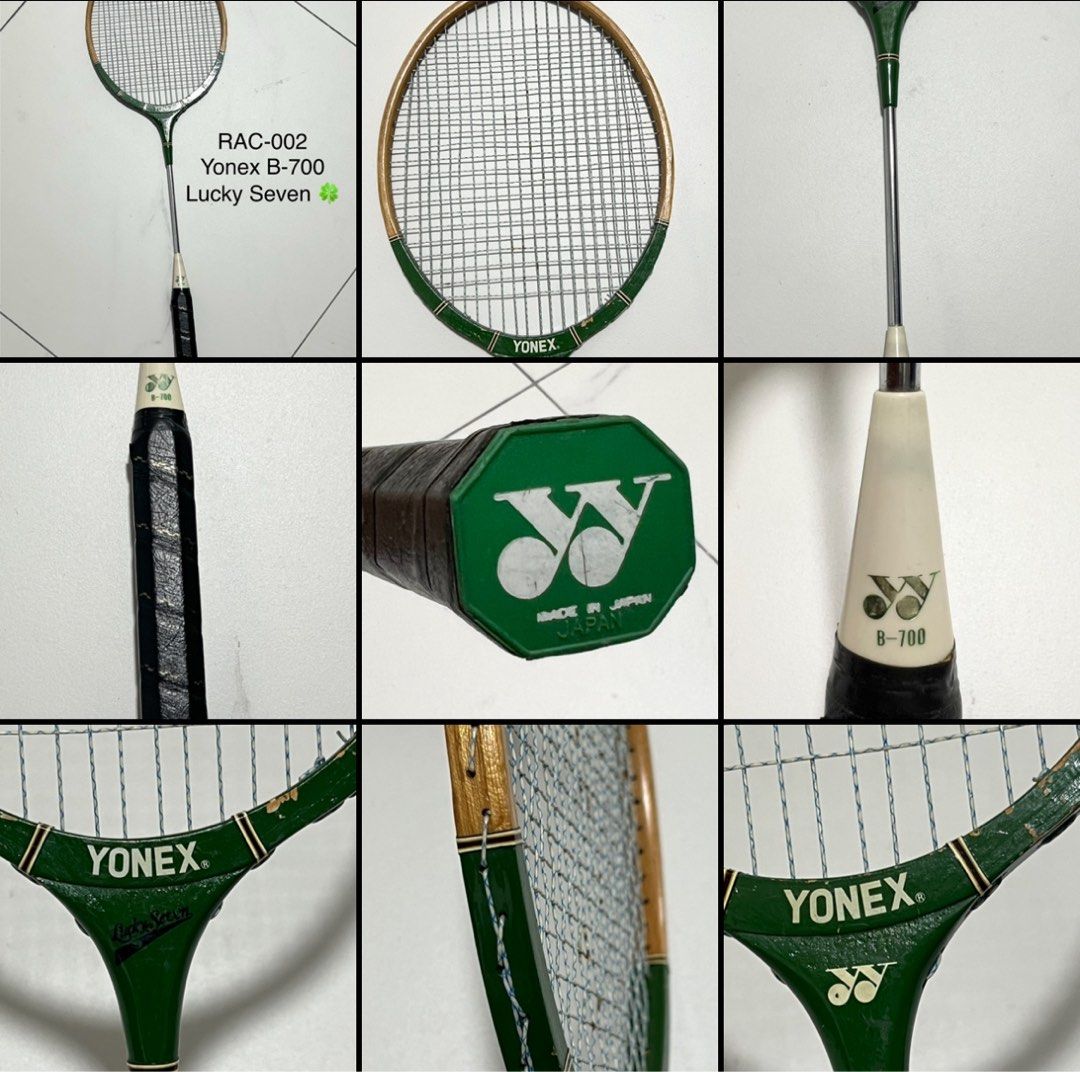 希少 レトロ YONEX Lucky SevenB-700バドミントンラケット みっともない