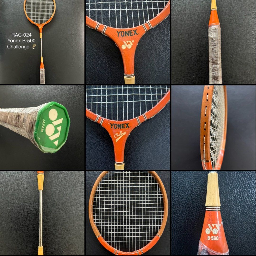 RAC-024 Vintage Yonex B-500 Challenge 🏸 (Used Wooden Badminton Racket)