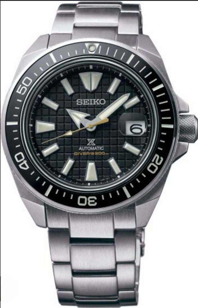 Seiko Prospex SRPE35K1 King Samurai Black Waffle Auto Diver s Watch Luxury Watches on Carousell