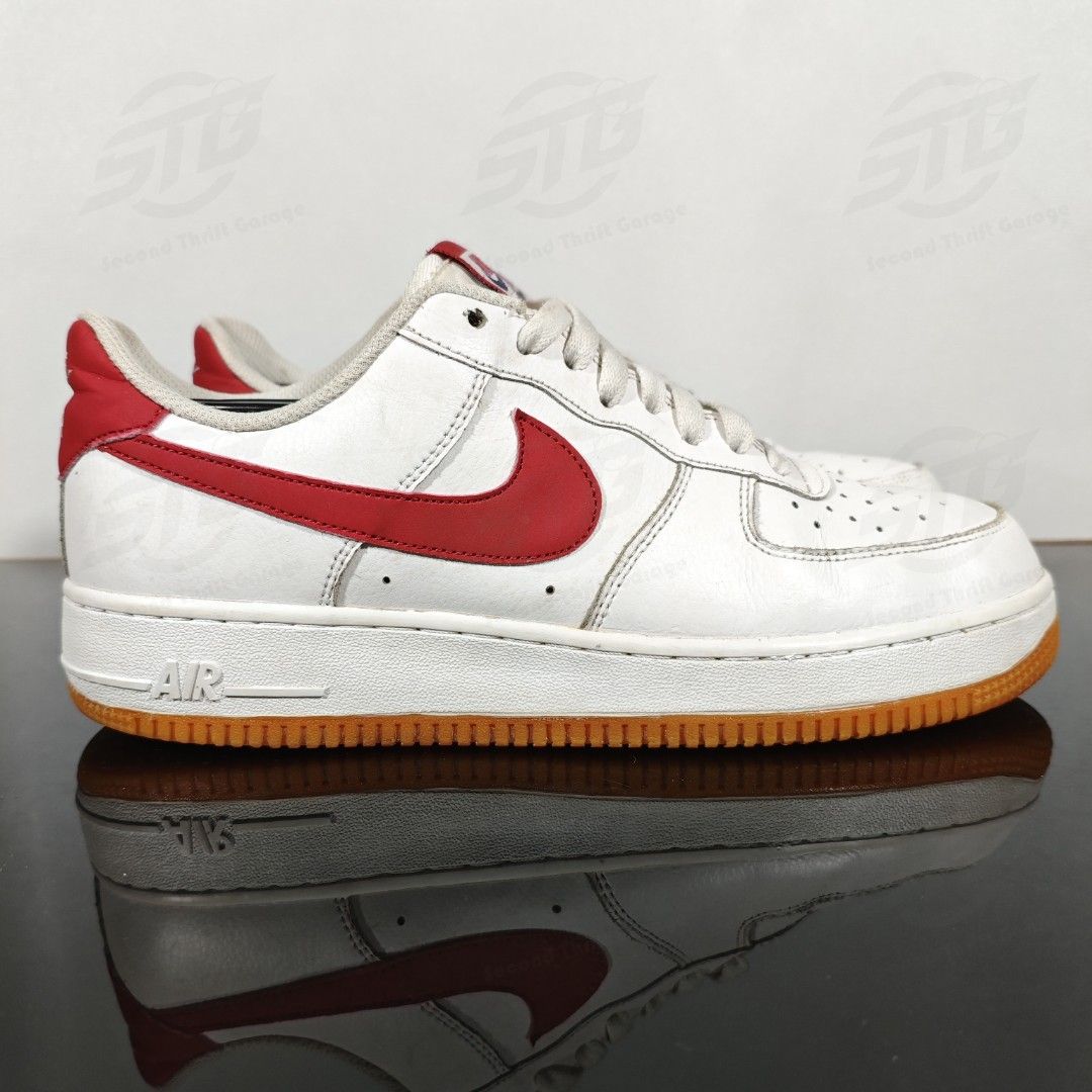 Sepatu Sneakers NIKE AIR FORCE 1 AF1 LOW GUM MEDIUM BROWN Size 42.5 27 cm