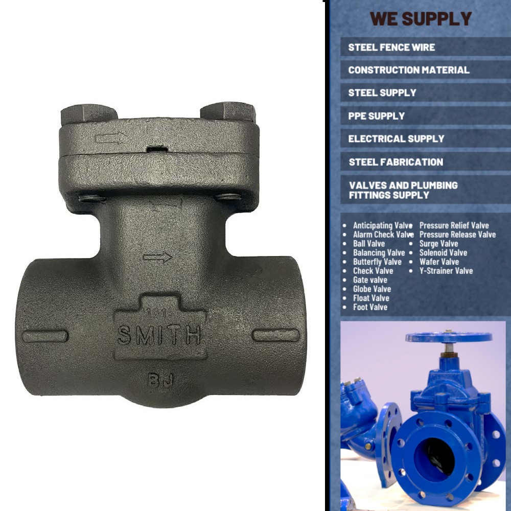 Smith USA 1 1/2" Check Valve / Check Valves / Water Valve / Gate Valve ...