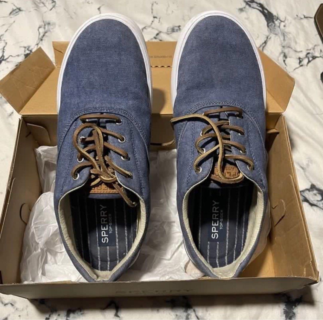 Sperry denim shoes discount