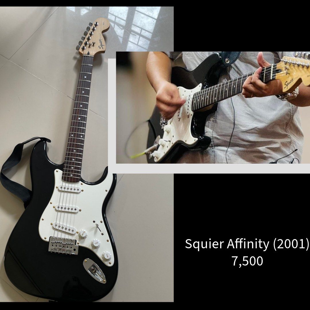 Squier Affinity Stratocaster 2001 Hobbies Toys Music Media