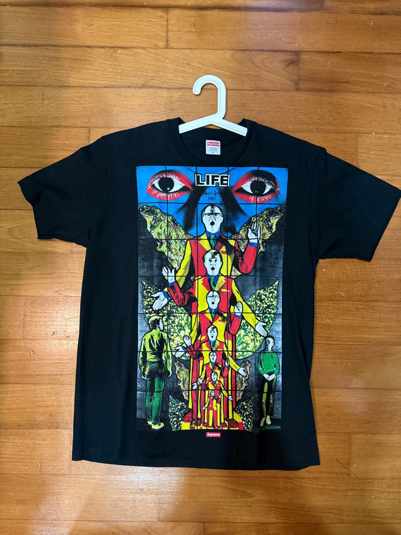 Supreme Gilbert George Tee Size M Men s Fashion Tops Sets Tshirts Polo Shirts on Carousell