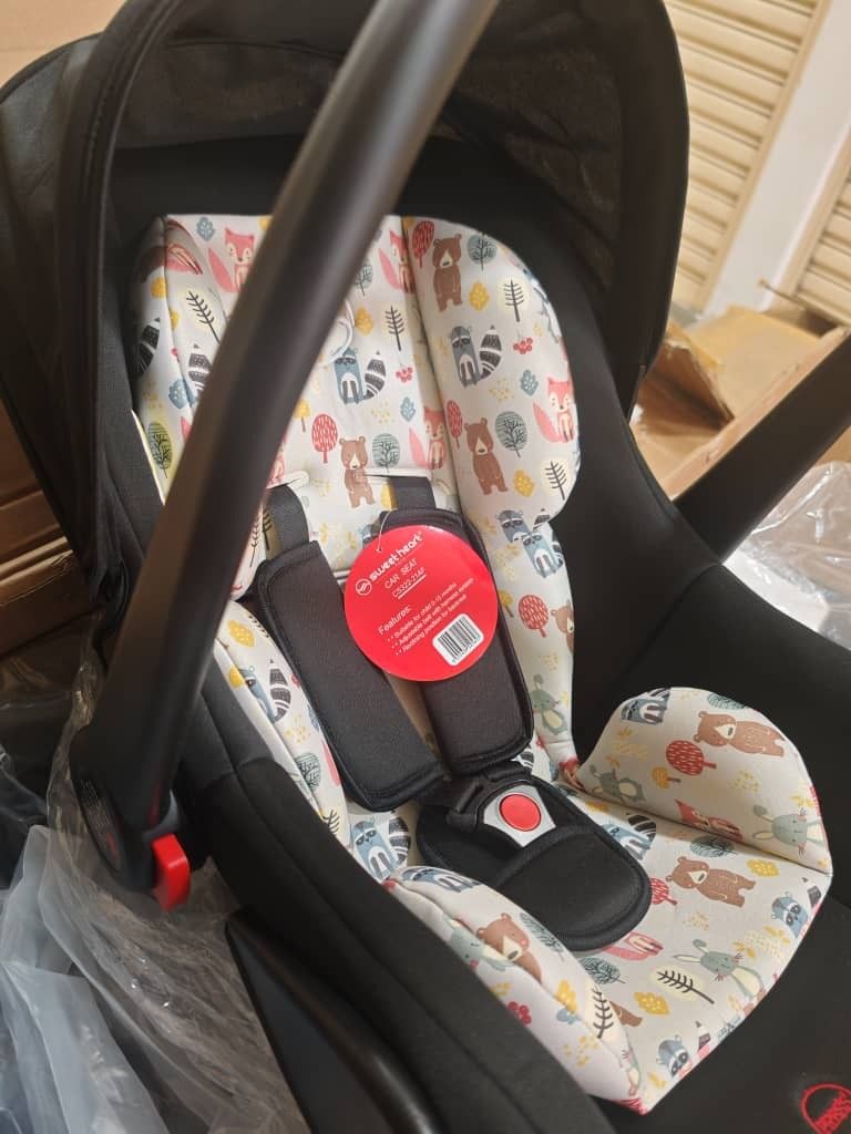 Sweetheart car seat installation on sale