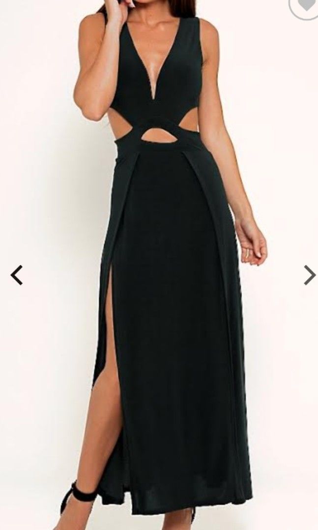 Low cut maxi dresses shop
