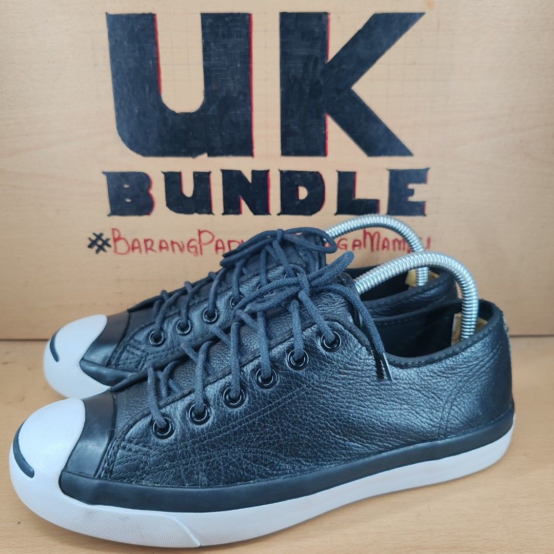 Jack purcell tumbled leather ox clearance