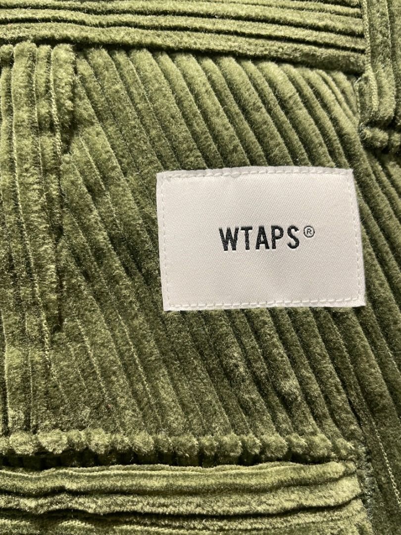 UNIQUE｜全新現貨 WTAPS D212TQDT-PTM02 TUCK 02 TROUSERS COTTON CORDUROY OD軍綠 燈心絨褲  (售出)