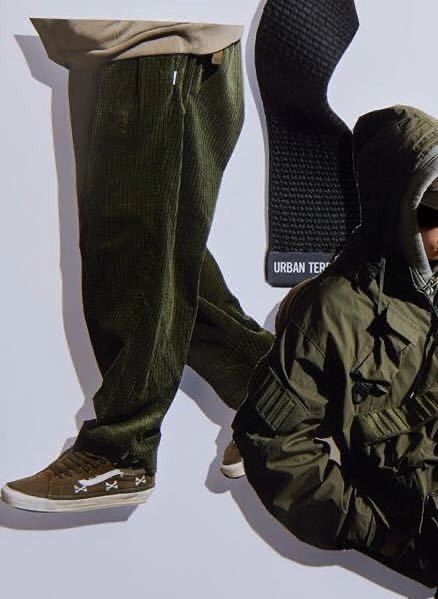 UNIQUE｜全新現貨 WTAPS D212TQDT-PTM02 TUCK 02 TROUSERS COTTON CORDUROY OD軍綠 燈心絨褲  (售出)
