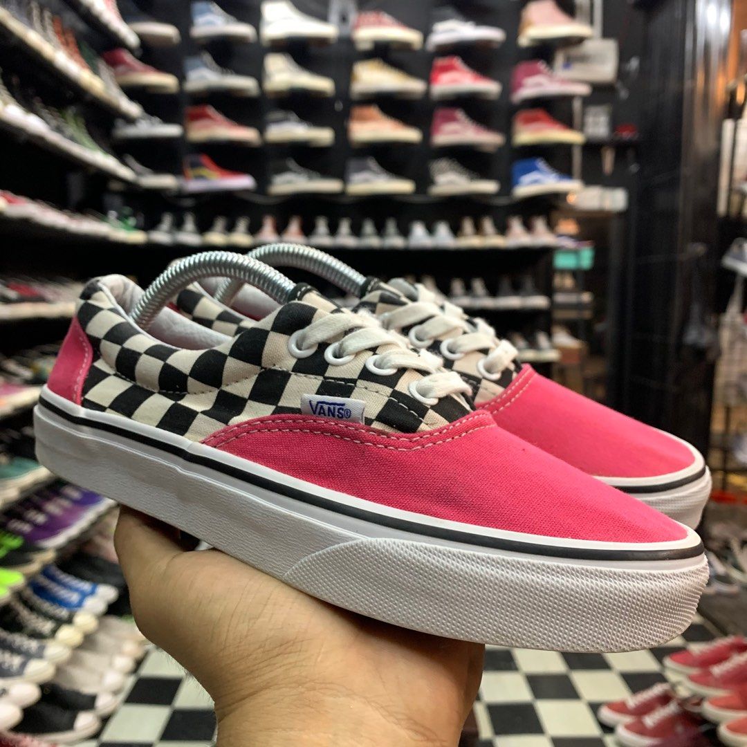 Vans Era Checkerboard Women s Fashion Footwear Sneakers on Carousell