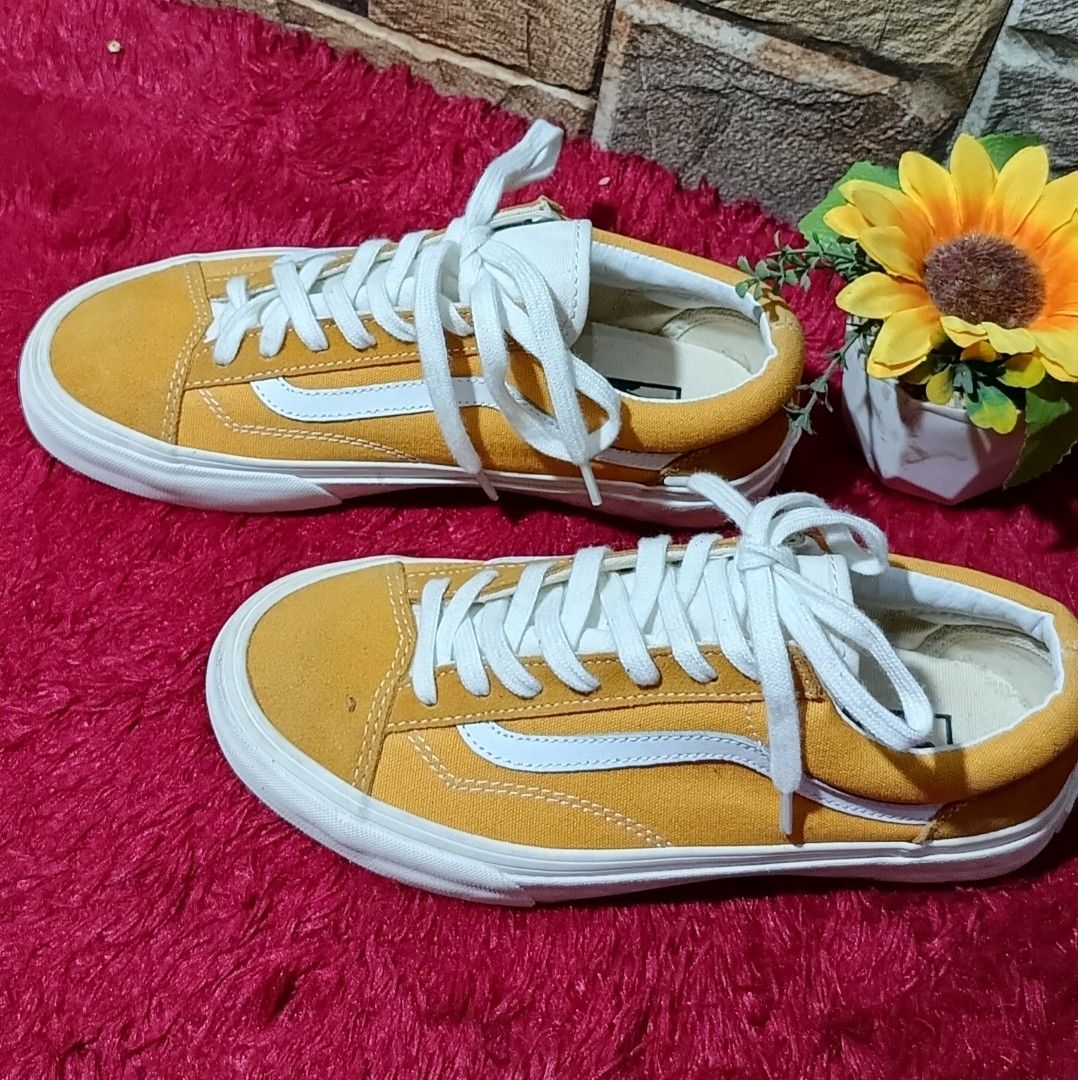 Yellow Vans Old Skool Kuning Sepatu Sneakers Vans01 Old Skool