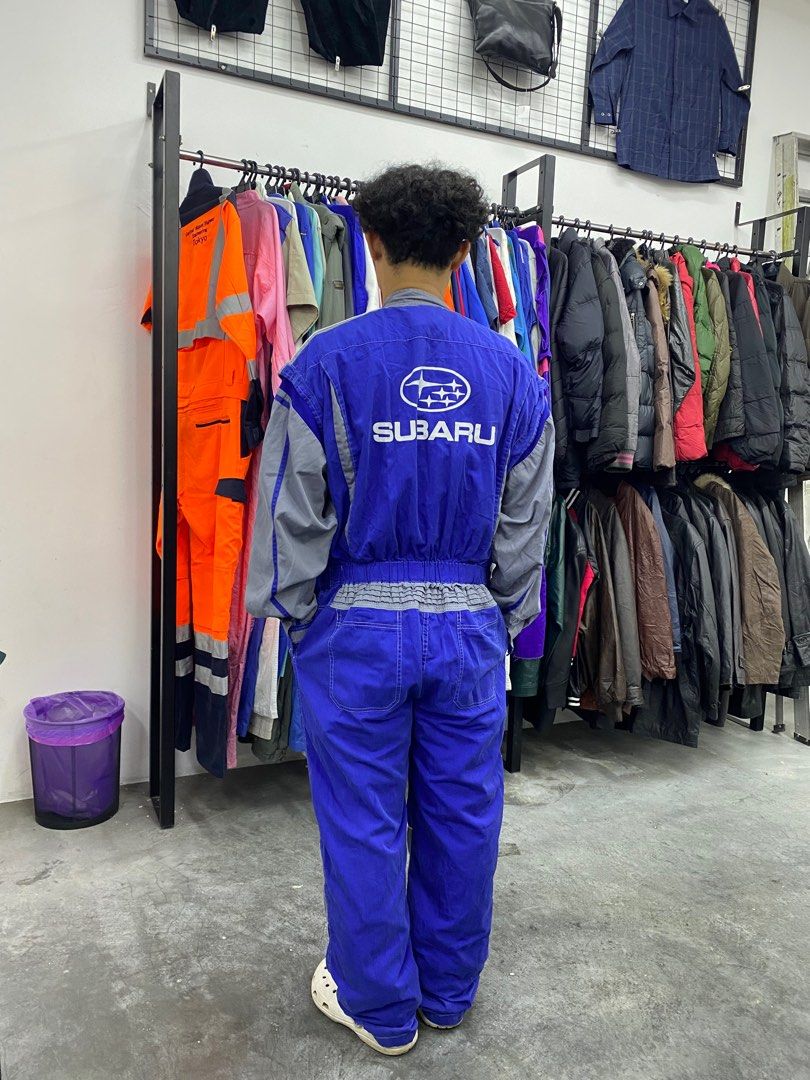 Vintage Subaru Racing Jumpsuit Coverall Men s Fashion Coats Jackets and Outerwear on Carousell
