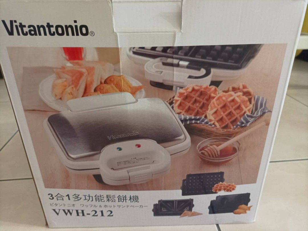Vitantonio ワッフル・ホットサンドメーカー　ビタントニオ　未使用 Vitantonio ビタントニオ ワッフルメーカー ホットサンド 美品