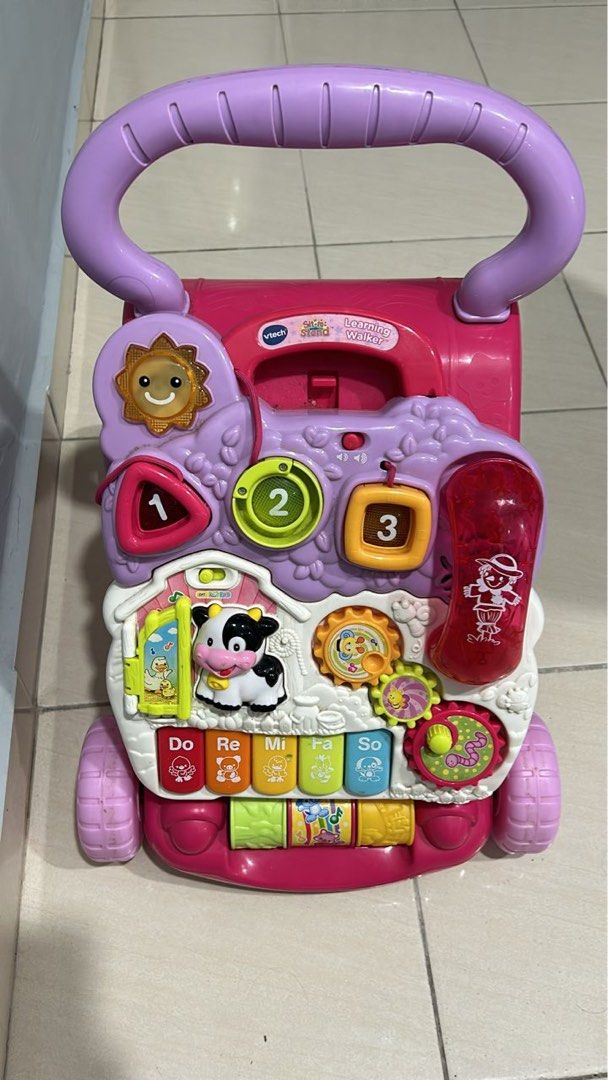 Vtech learning walker pink best sale