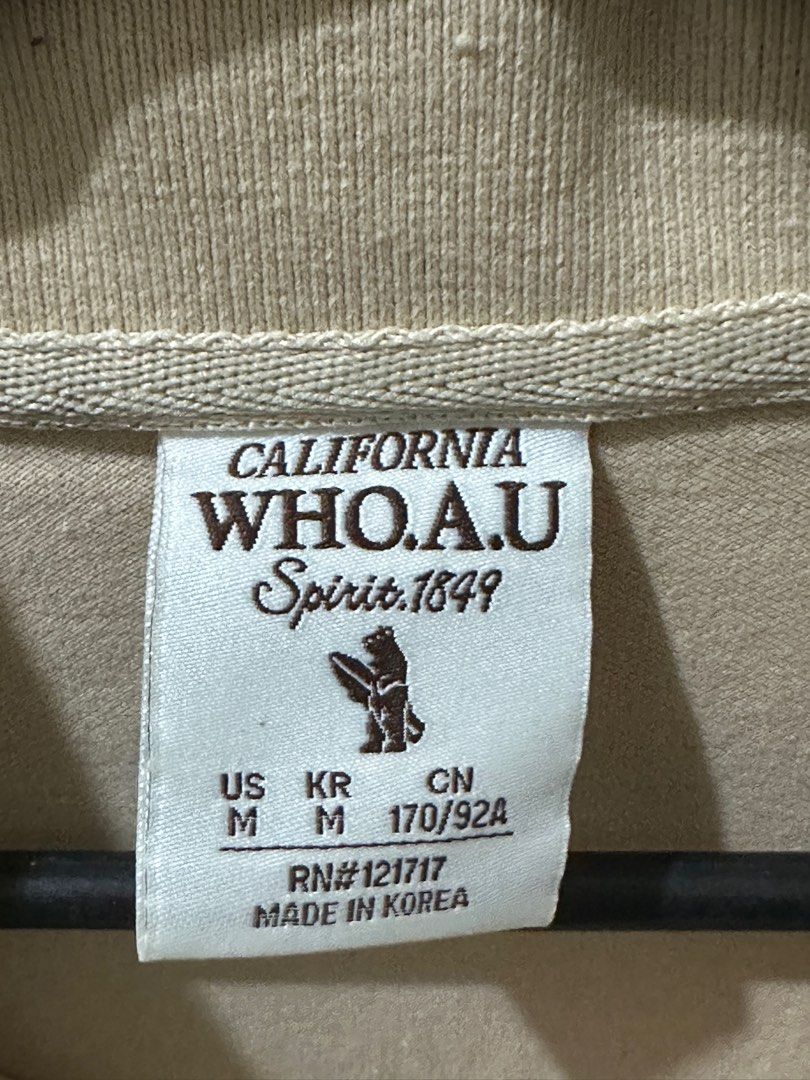 WHO.A.U (Category: Blouses) located in Manila. Submitted by bajec (Listing ID 1330928318, Image 3). Description: Selling this WHOAU polo shirt in size L. Bought for 900 pesos from Vietnamese based if seller. .