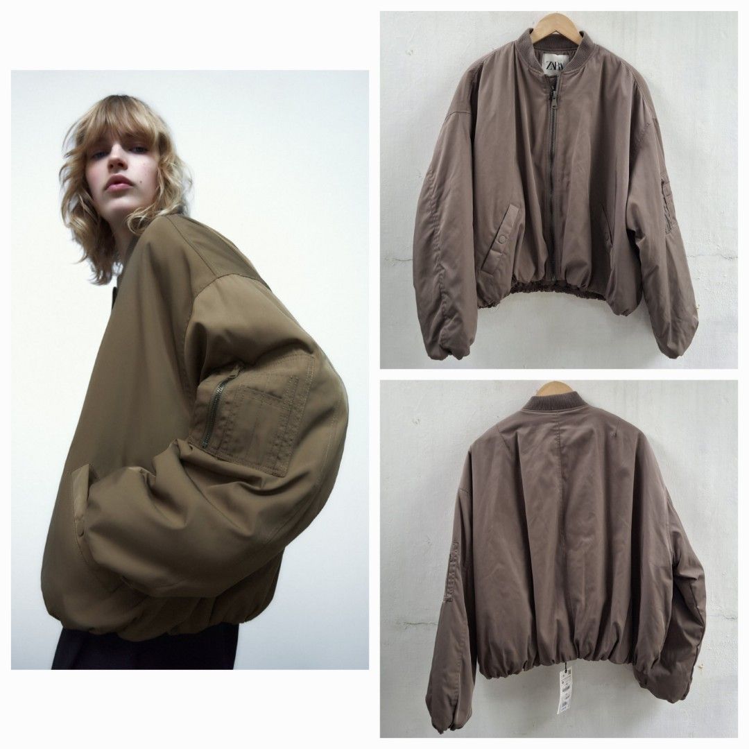 Jaket bomber zara wanita shop