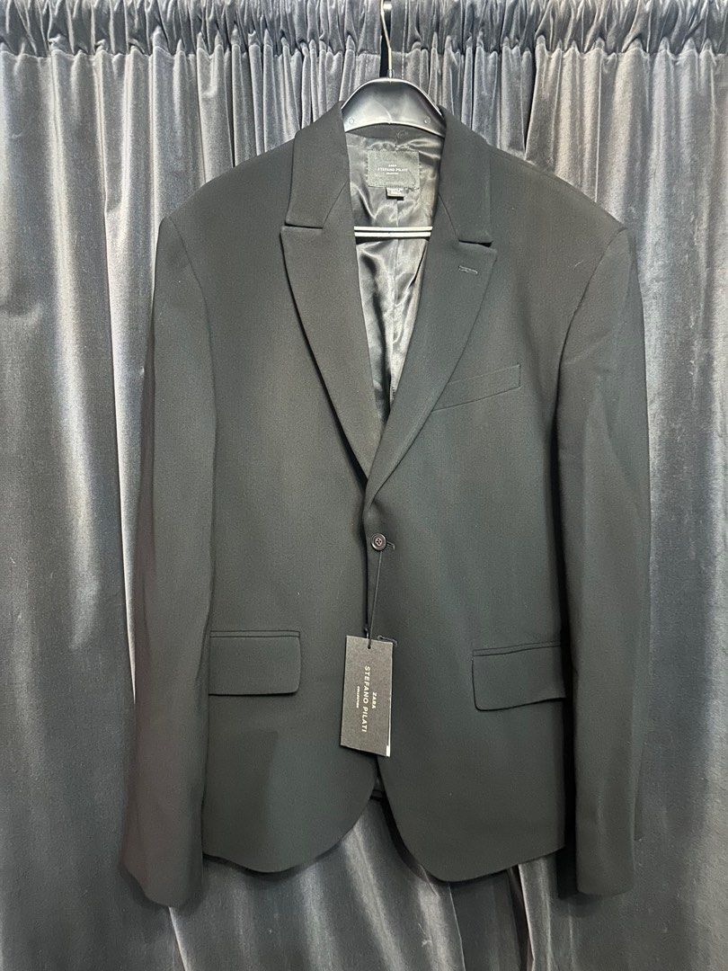Zara x Stefano Pilati Suit Jacket, 男裝, 外套及戶外衣服 Carousell