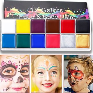 In stock $20 eachđ Brand new holiday essential 12-color face and body paint â¤ď¸7 Multi-color ⨠Suitable for face and body đŻ Complies with regulations, passed quality inspection đŻ face and body paint performance halloween64206602304514110