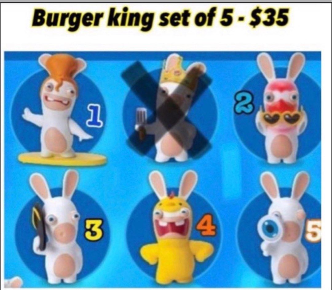Burger king rabbit toy cheap