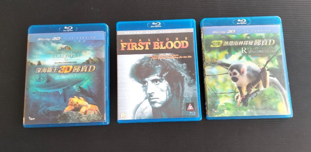 3 x Blue Ray Movie: + + , Hobbies & Toys, Music & Media, CDs & DVDs on ...