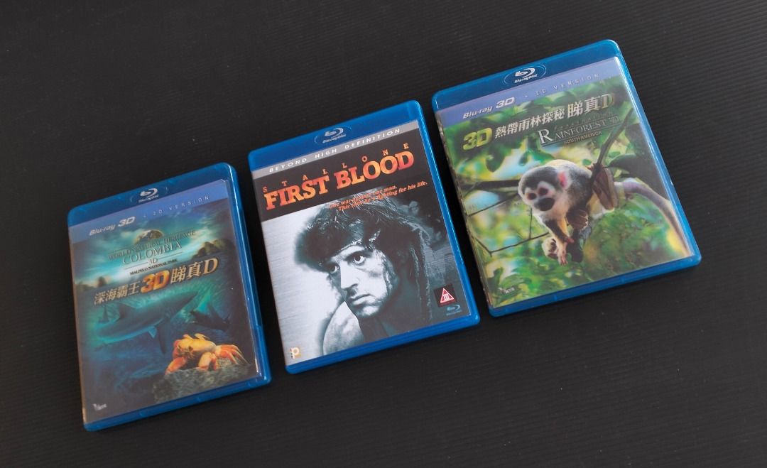 3 x Blue Ray Movie: + + , Hobbies & Toys, Music & Media, CDs & DVDs on ...