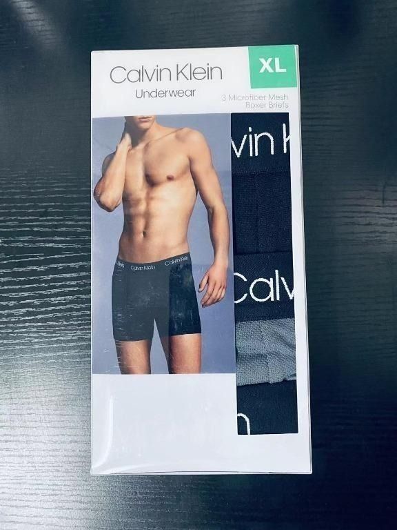 Calvin Klein 3 Men s Max Mesh Boxer Brief 3 pack boxer Carousell