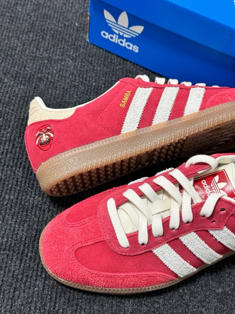 adidas gazelle silver green womens ADIDAS SAMBA OG (RED)  Active Athlete 88