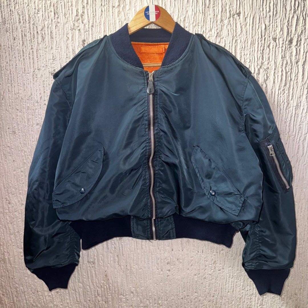 ALPHA INDUSTRIES INC. TYPE L 2B Bomber Jacket Reversible Women s Fashion Coats Jackets and Outerwear on Carousell