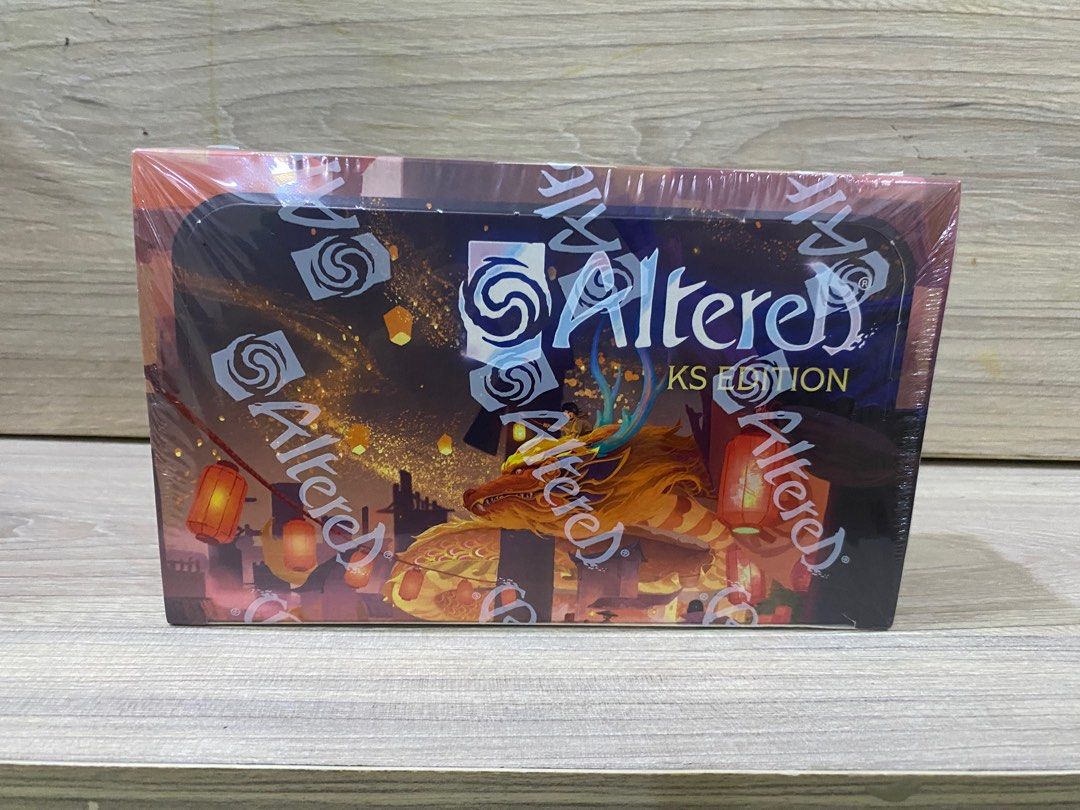 Altered TCG Kickstarter Edition Booster Box (Category: Card Boxes & Cases) located in Quezon City. Submitted by kingwolf824 (Listing ID 1331061641, Image 2). Description: • ITEM: Altered: Beyond the Gates TCG • BRAND: Equinox # VARIATION & CONTENTS: • Altered TCG Booster Box Kickstarter Edition • 37 Booster Packs •Better odds at high value and stronger cards BRAND NEW TCG GAME TAKING OVER THE MARKET.