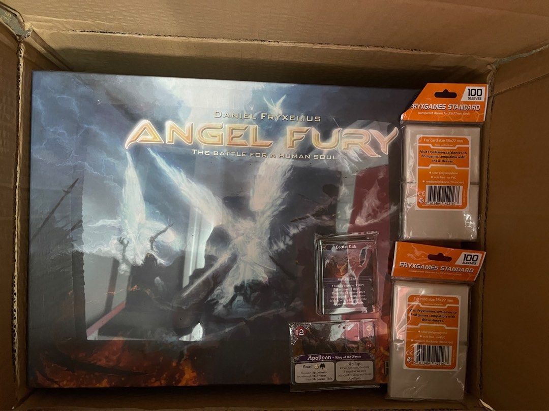 B) Angel Fury: The Battle for Human Soul Board Game Kickstarter