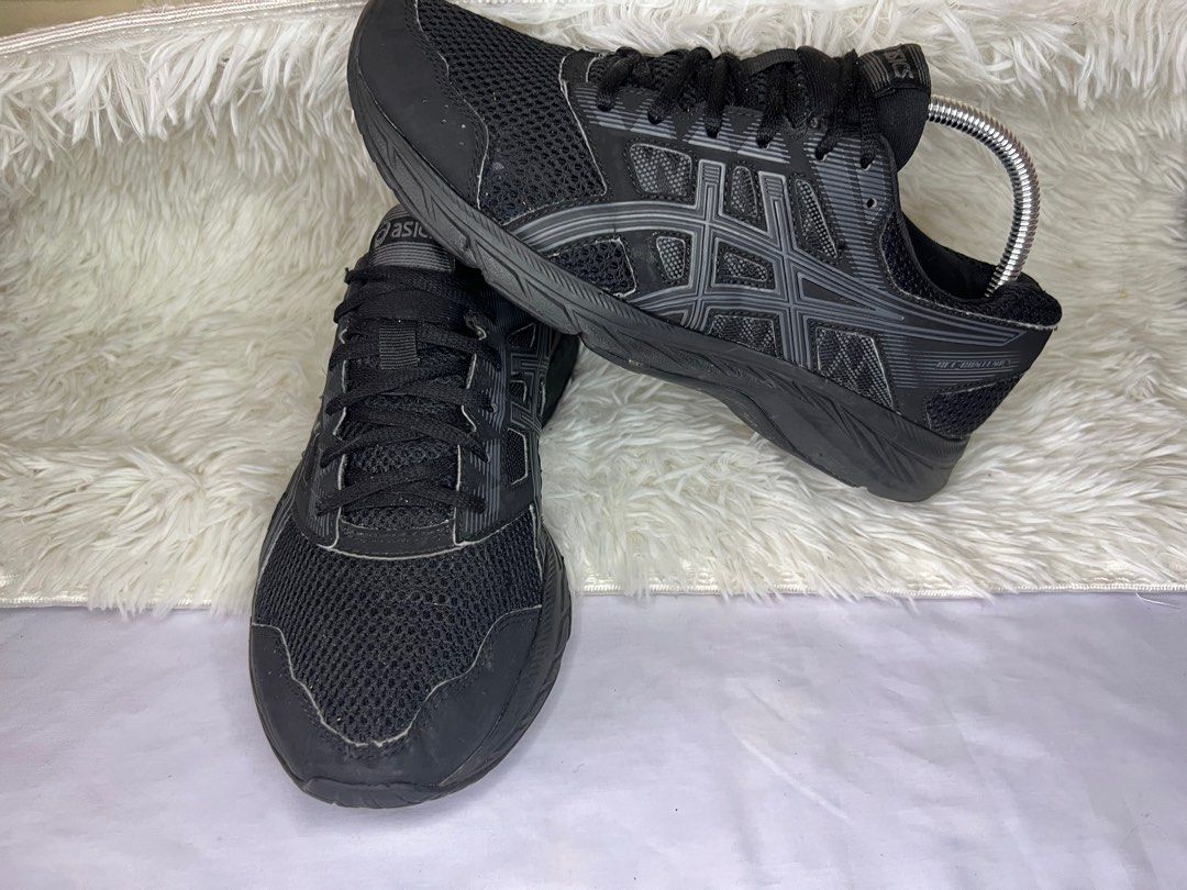 Asics Gel Contend 5 Black Men s Fashion Footwear Sneakers on Carousell