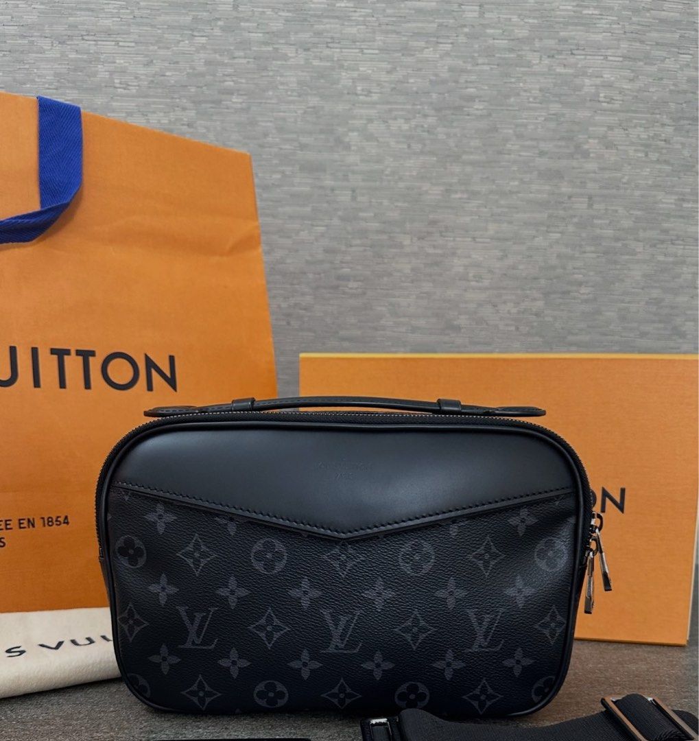 Authentic LV Explorer Bumbag Monogram Eclipse Luxury Bags Wallets on Carousell