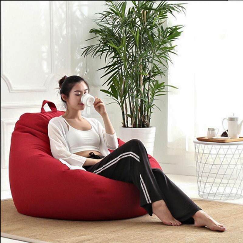 Bean Bag A Cloth Bean Bag Single Sofa Lazy Chair EPP Bean Bag Free Delivery Furniture Home Living Furniture Chairs on Carousell