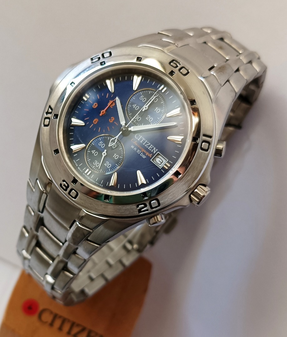 Best Value Brand New Smart Citizen Sporty Chronograph 100m Men s Watch AN3340 58H FIXED PRICE Men s Fashion Watches Accessories Watches on Carousell