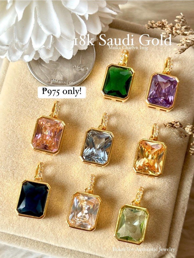 Birthstones in 18k Gold (Category: Necklaces) located in Manila. Submitted by malka.wrist.it (Listing ID 1331216884, Image 1). Description: Very cutesy! 🥹👉🏻👈🏻 ₱975 only! Kahit kolektahin mo pa lahat ng kulay, mi, hindi ka aaray😌🥰 Maganda lalo ‘to pag pinangle-LAYER✨ Own actual pictures kaya what you see is what you get💯🔥 ✅First Pay, First Served 💵PAYMENT FIRST ❌NO COD/COP kahit meetup (wag makulit) 📍Balanga Bataan (no house pickup) 🛵D