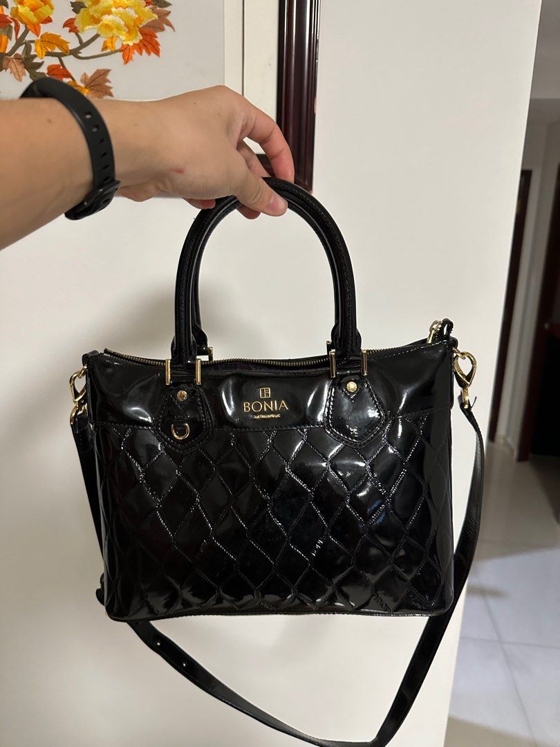 Bonia black bag best sale