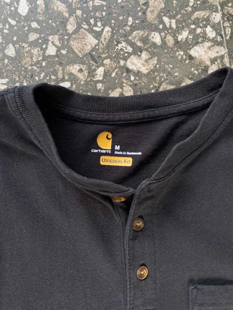 Carhartt K128 Henley Long Sleeves Men s Fashion Coats Jackets and Outerwear on Carousell