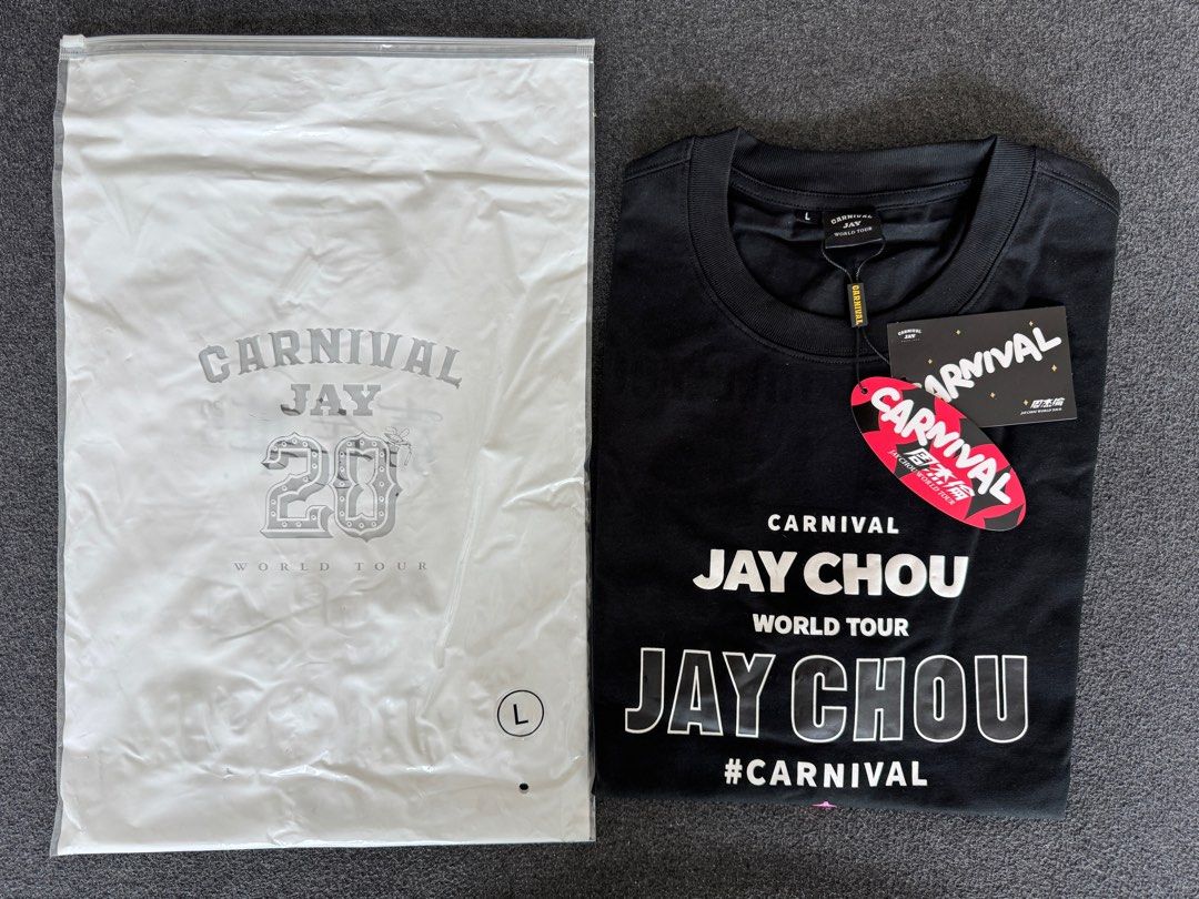 激安直営店 shirt tour world 周杰伦 Chou Jay Carnival 2024 Men's , ミュージシャン