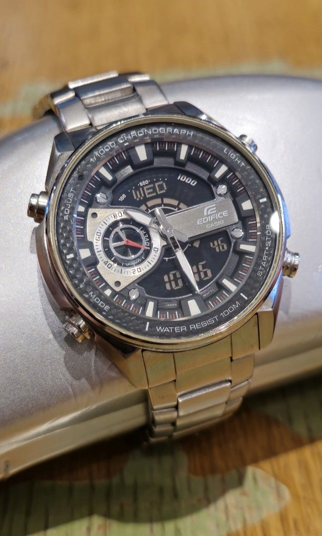 Casio Edifice EFA 133 Stainless Steel Chronograph Watch
