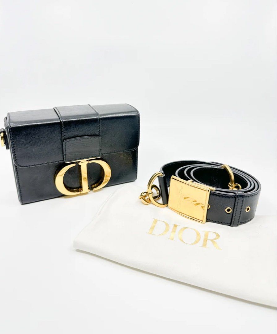 Christian Dior Black Calfskin Leather 30 Montaigne Box Bag (Category: Women's Bags & Wallets) located in Sydney. Submitted by james.mitra (Listing ID 1331174250, Image 2). Description: Crafted from exquisite calfskin leather, this iconic bag epitomizes sophistication and timeless elegance. With its sleek silhouette and minimalist design, it’s a versatile accessory that effortlessly elevates any outfit. Despite its compact size, it offers ample st