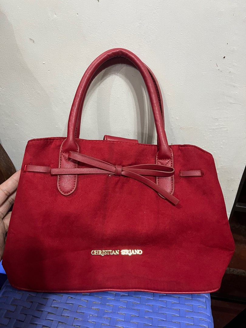 Christian siriano red bag cheap