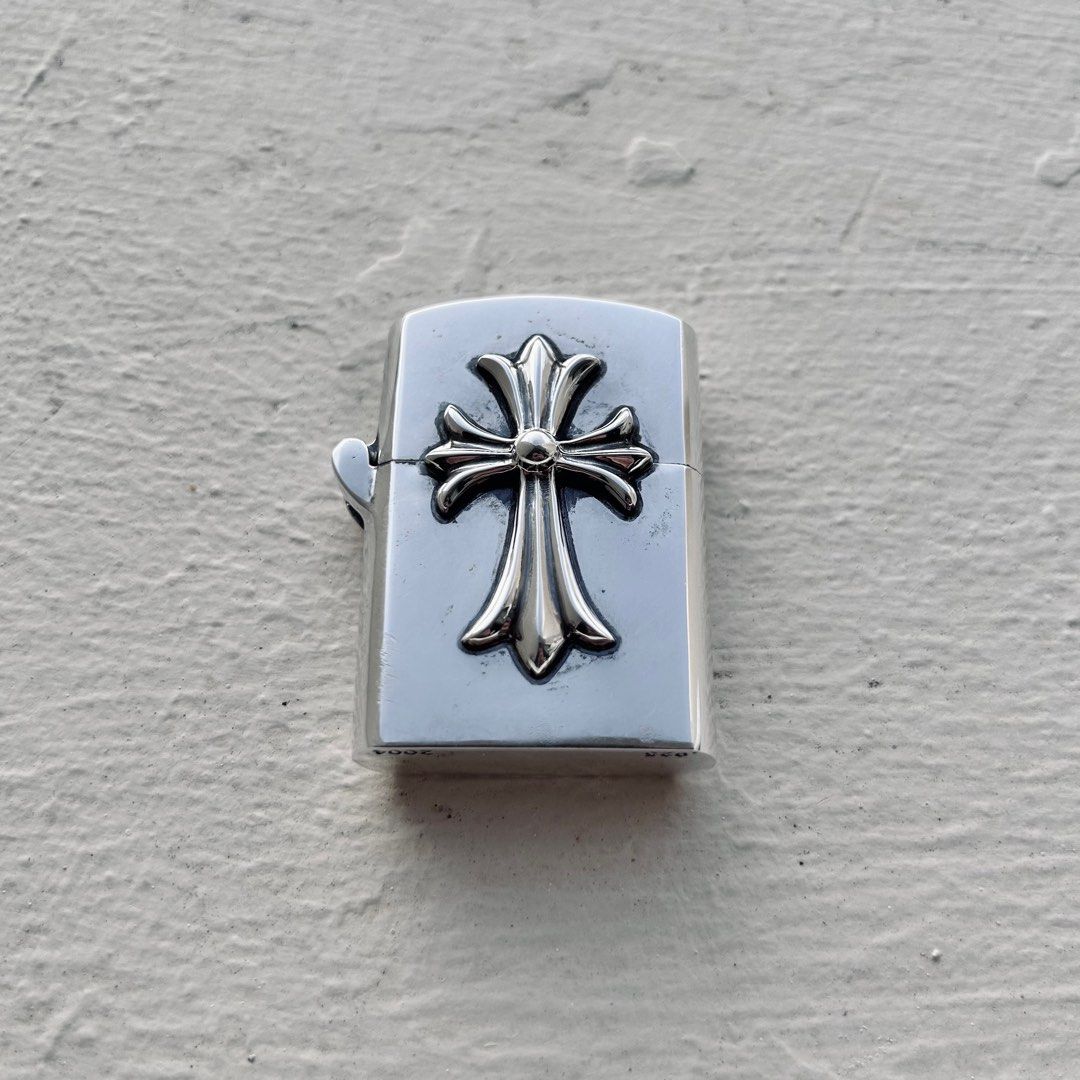 CHROME HEARTS zippo シルバー 925 chrome hearts zippo lighter rare dubble cross | eBay