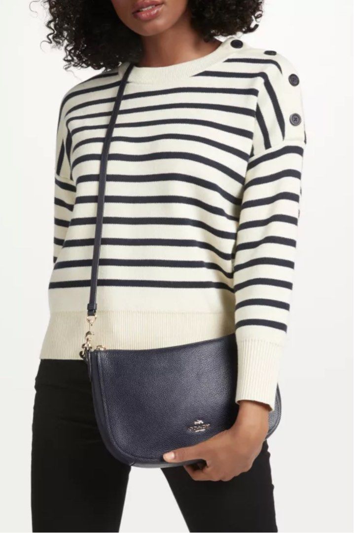 Coach chelsea crossbody navy discount