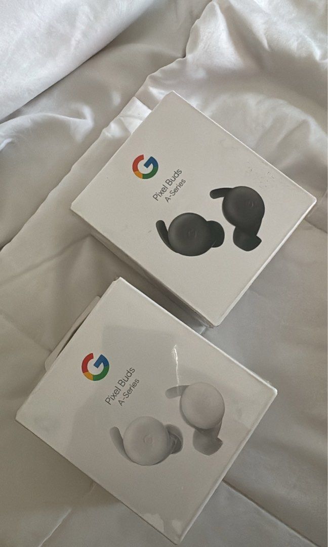 Google Pixel Buds A (Category: Earphones) located in Quezon City. Submitted by aakar (Listing ID 1331140894, Image 1). Description: Available For Sale! Brand New/Sealed: (1x) Pixel Buds A - 3,800 (3x) Quad Lock for Pixel 8 Pro - 2,500 (1x) Quad Lock for Pixel 7 Pro - 2,500 (3x) Pixel Buds Case - 500 Condition: Brand New/Sealed Unit is from: Singapore Accessories: Everything inside the box. MOP: Cash / BDO / BP| / GCash Delivery: Lalamove/GrabExpr