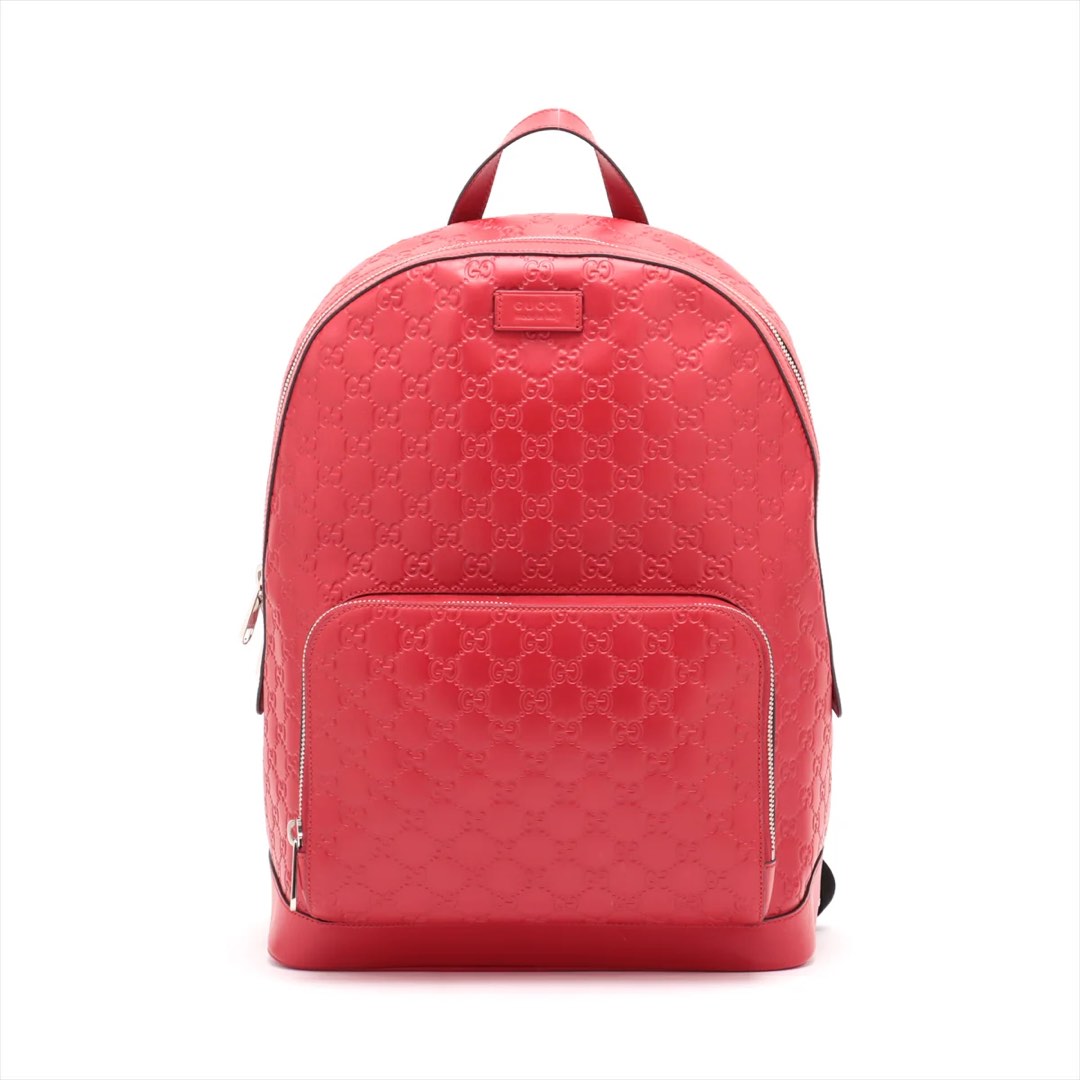 Gucci backpack leather top