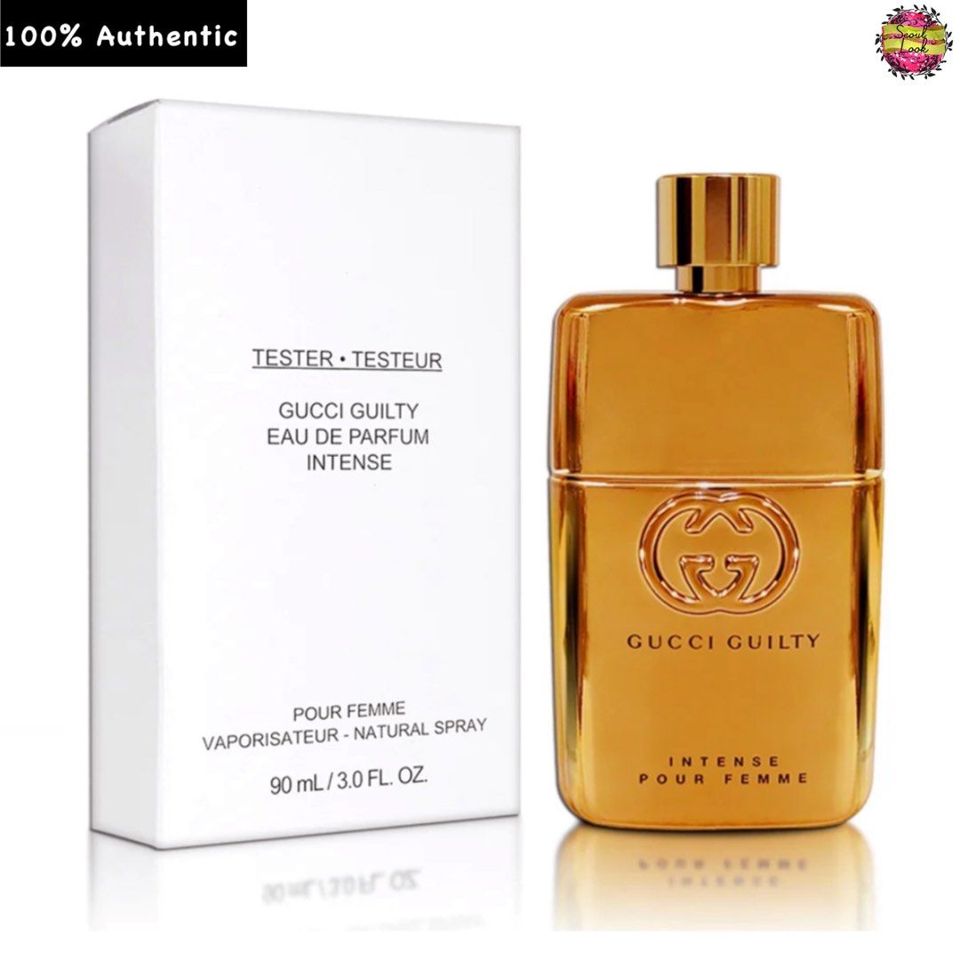 Gucci Guilty Intense Pour Femme EDP 90ml for Women Tester with Cap Beauty Personal Care Fragrance Deodorants on Carousell